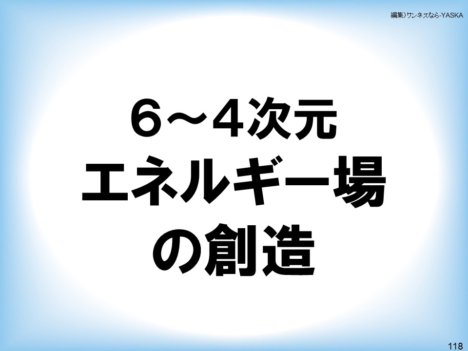 6~4次元エネルギー場の創造
