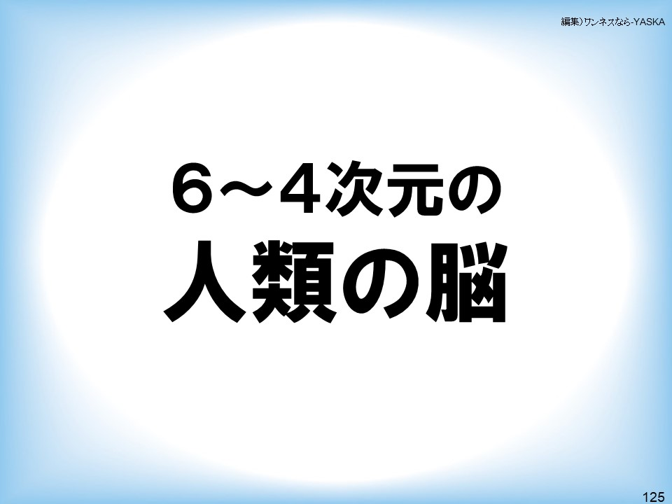 6~4次元の人類の脳