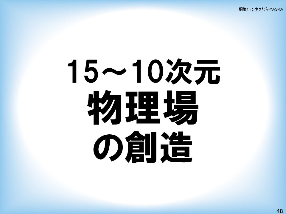 15~10次元:物理場の創造