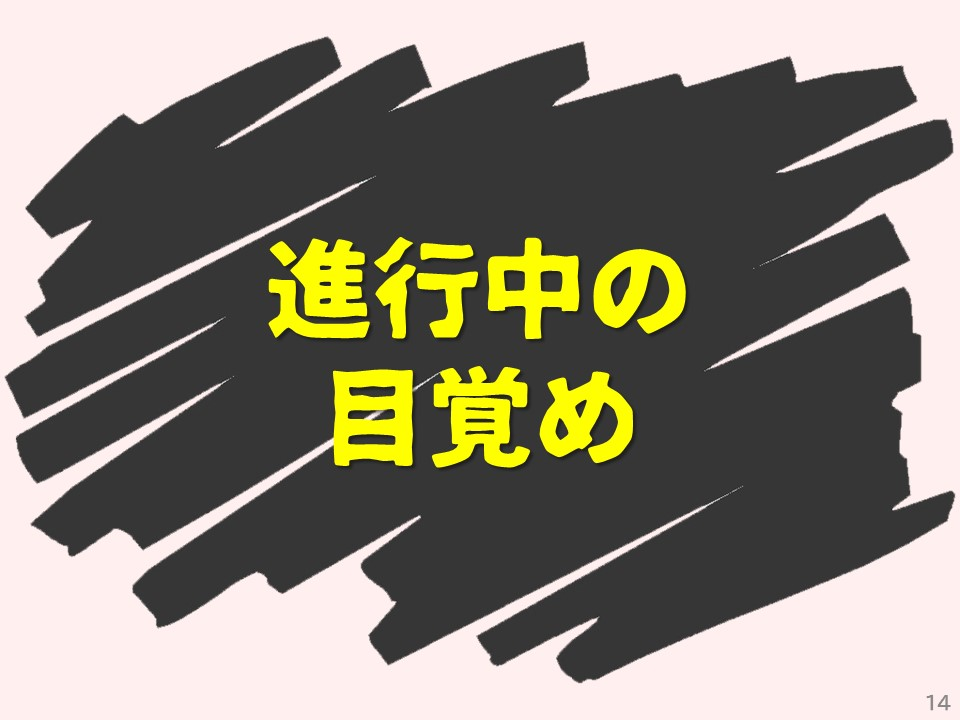 進行中の目覚め