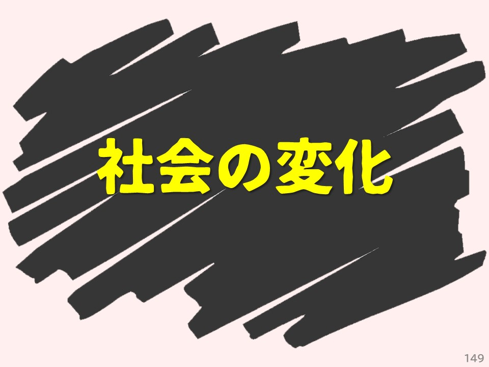 社会の変化
