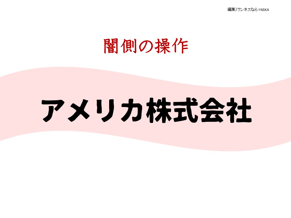 闇側の操作

アメリカ株式会社